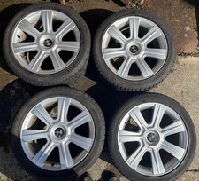 4x USED 17" GENUINE BMW STYLE 96 INC CENTER CAP E46 3 SERIES 36116755857