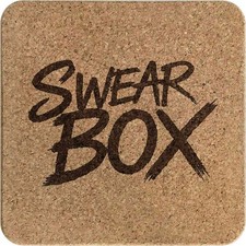 'Swear Box' Square Cork Trivet