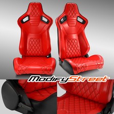 2 x RECLINABLE RED DIAMOND