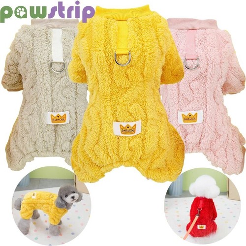 Winter fleece dog clothes soft - winter,