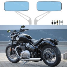 For Triumph Bonneville Speedmaster Chrome Motorcycle Rectangle Rearview Mirrors