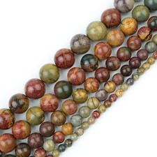 Natural Gemstone Beads Round