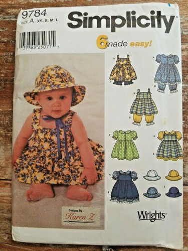 Simplicity sewing pattern 9784 - simplicity,