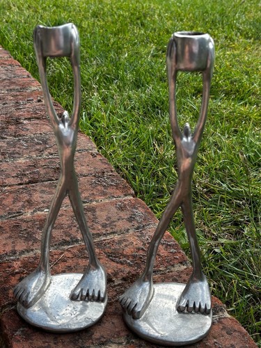 Carol boyes pair pewter - carol, of
