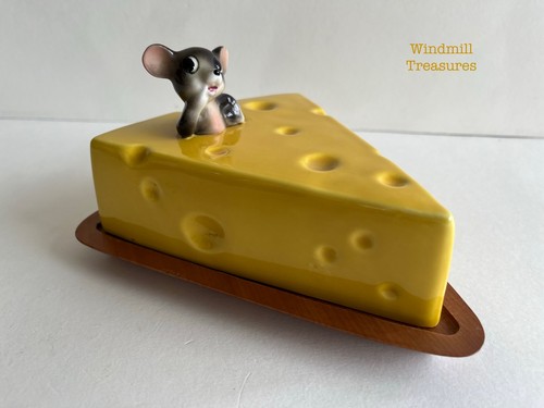 Vintage 1970s cheese dish - dish, with