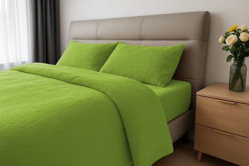 Teddy fleece duvet cover - duvet, &