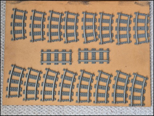 Lego oval track curve - oval, :