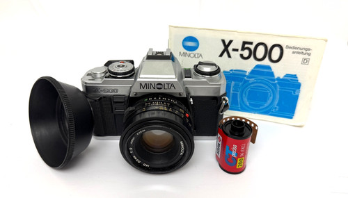 Minolta 500 md - x-500, +