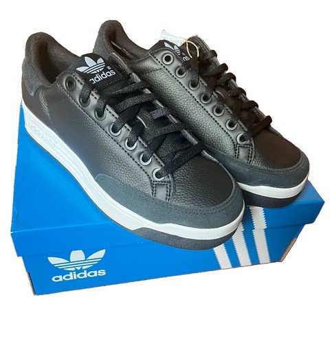 Adidas rod laver black leather - rod,