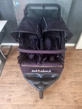 Out N about double buggy with
