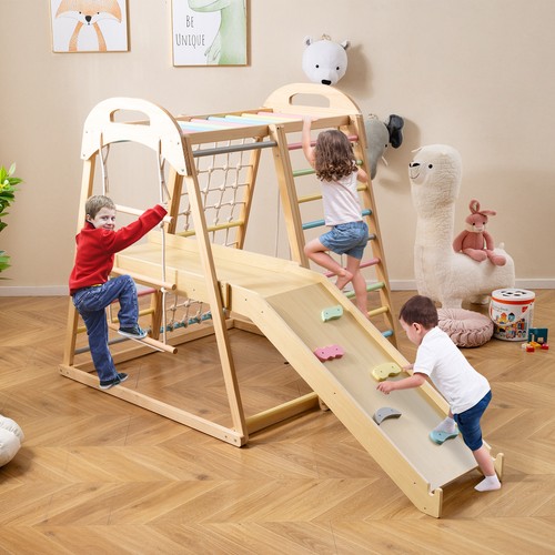 Jungle gym wooden montessori - gym,