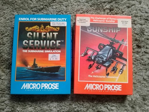 Microprose gunship silent - microprose, +