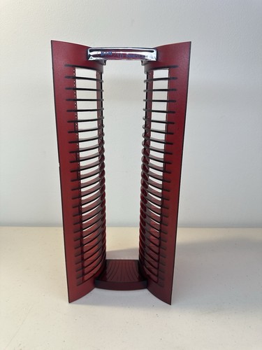 Storage rack red plastic - cd,