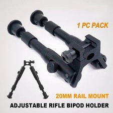 148-163mm Air Rifle Adjustable Spring Swivel Bipod Adapter for Hunting Shooting