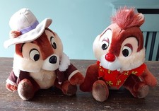 Vintage Plush Chip n Dale Rescue Rangers Disneyland Walt Disney World Rare