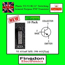 10 x BC327 PNP Switching