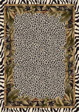 Milliken Black Tropical Petals