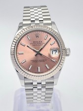 Ladies Rolex Datejust 31mm 278274 Pink Dial Gold Fluted Jubilee Box Papers 2020