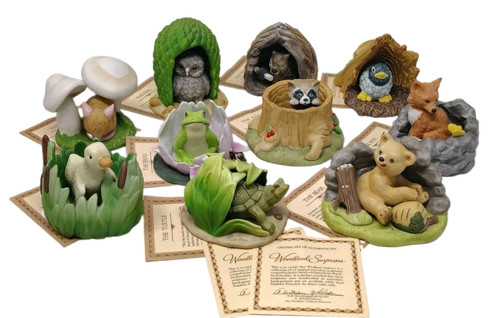 Vtg franklin mint woodland - mint,