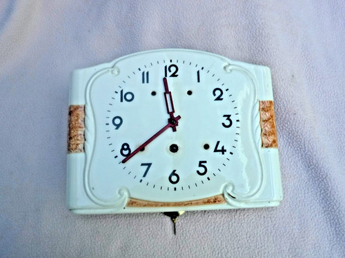 Ceramic kitchen clock - ceramic,