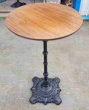 TALL CAST IRON PUB TABLE