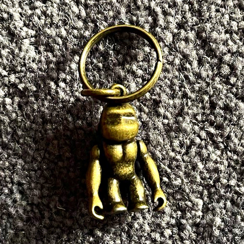 Kipling bronze metal - bronze, 3d