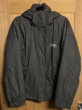 Ski Jacket By Surfanic Size XL - UK 14 - Used Good Condition - Gray Pin Stripe