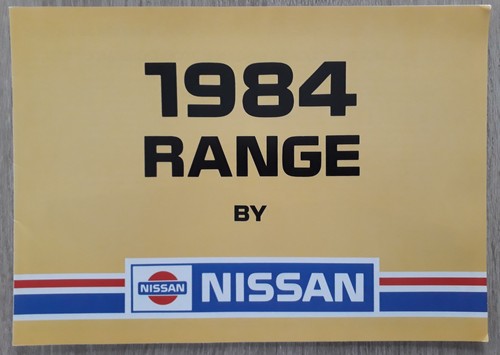 Nissan range brochure 1984 - range,