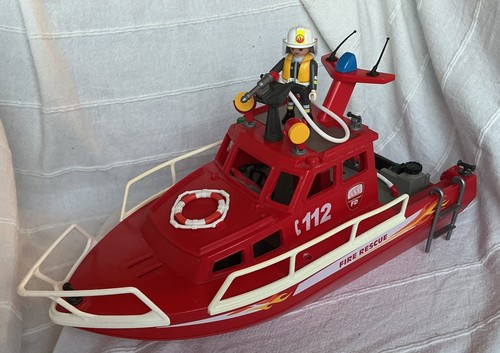 Playmobil 3128 fire boat - playmobil,