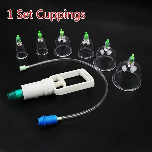 6pcs vacuum cupping therapy - 6pcs,