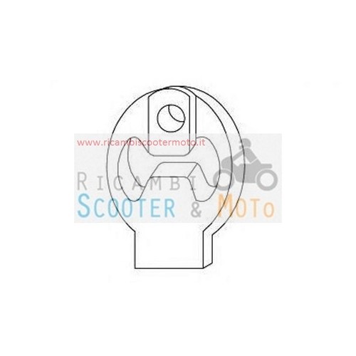 Silent block exhaust piaggio - silent,