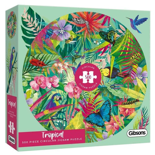 Gibsons circular jigsaw puzzle - gibsons,