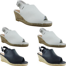 WOMENS LADIES WEDGE HEEL PEEP