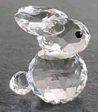 Swarovski Crystal SMALL BUNNY RABBIT 010012 30mm (1.25") Tall Retired - PERFECT!