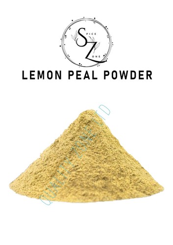 Lemon peel powder dried - lemon,