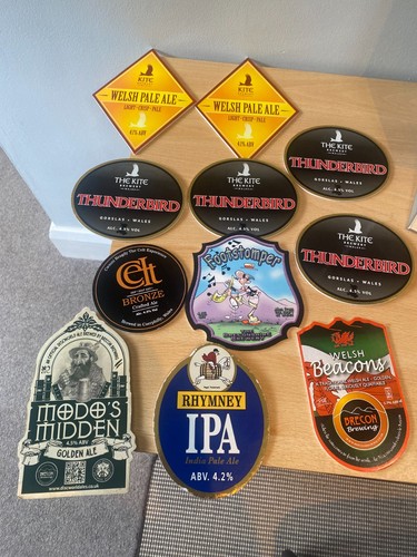 12x welsh beer - pump, clips
