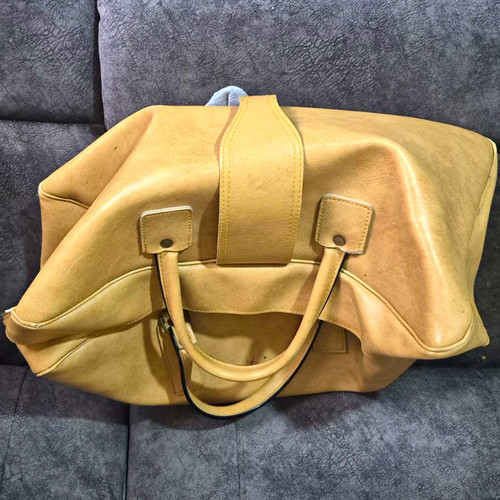 Beige leather vintage retro - beige, vintage/retro