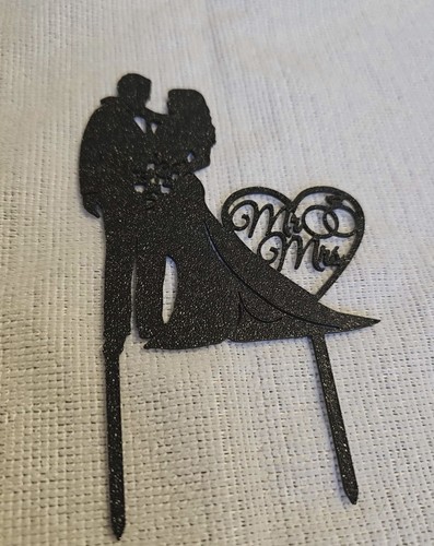 Mrs wedding cake topper - mrs,