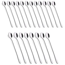 New Latte Spoons - Stainless steel Long Handle ice cream Sundae desert