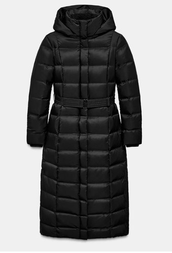 Zara black down feather - black, water