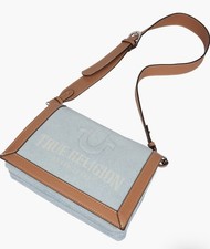 Ladies Womens True Religion Light Denim Blue Cross Body Hand Bag BNWT