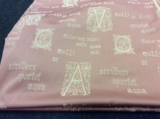 PINK CURTAIN FABRIC 5.65m Pink