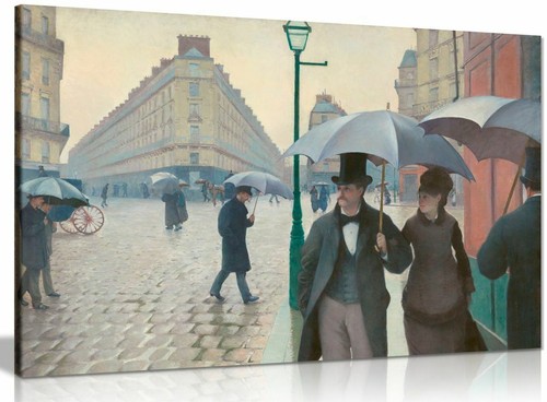 Paris street rainy day - day, gustave