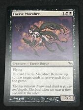 Magic the Gathering MTG Faerie Macabre Black Shadowmoor Common