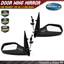 Pair Manual Door Wing Mirror