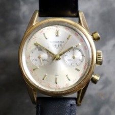 Vintage Heuer Carrera Chronograph 3648 Triple Signed and Warranted