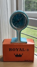 1970s Royal - 3 Alarm Clock Within Original Box New Old Stock