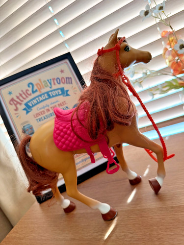 Barbie hugs horses large - barbie,