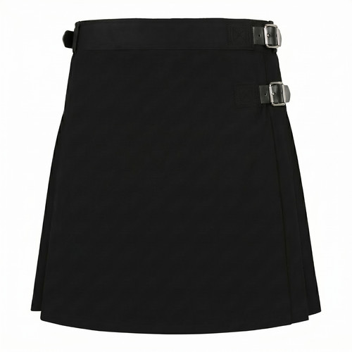 Black tartan kilt men - tartan,