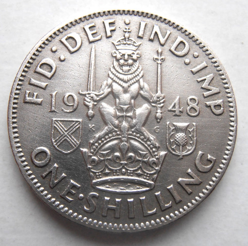 1948 scottish shilling - 1948,